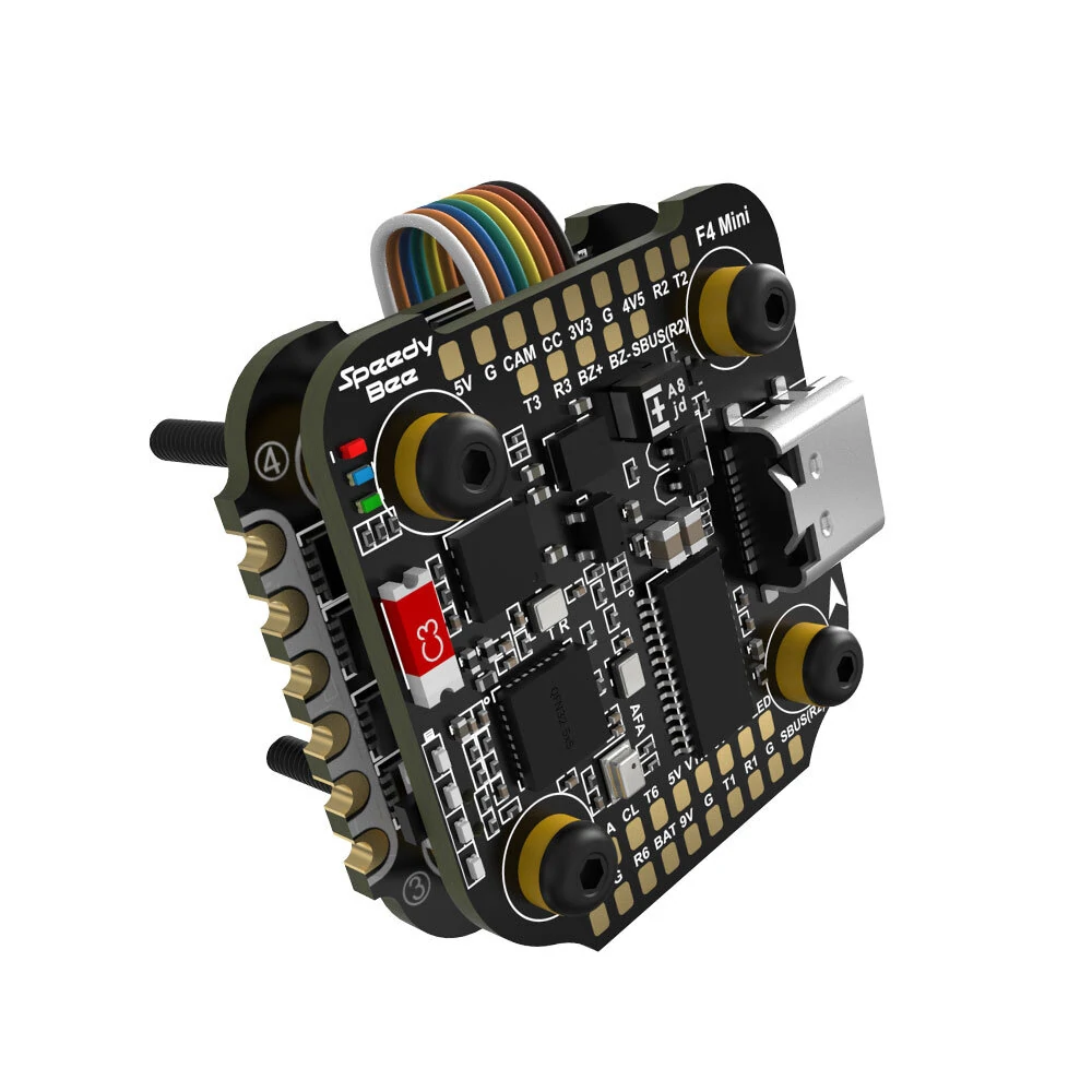 20x20mm SpeedyBee F405 Mini F4 Flugsteuerung mit 5V 9V BEC Ausgang & 35A BL_S 4IN1 ESC Stack Unterstützung DJI O3 Vista für FPV Racing Drohnen