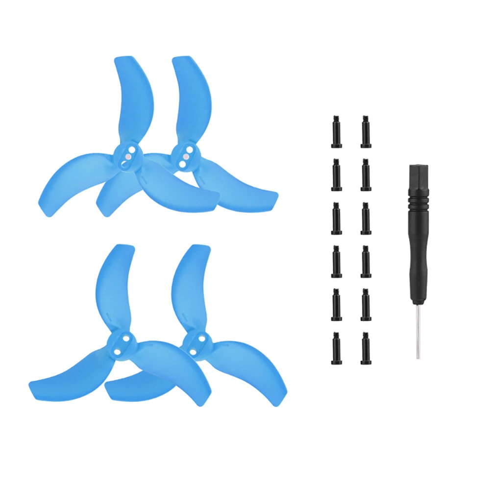 2/4 Paare 3032S 3032 3 Zoll 3-Blatt Leichtgewichts-Propeller mit Schrauben und Schraubenzieher für DJI Avata 2