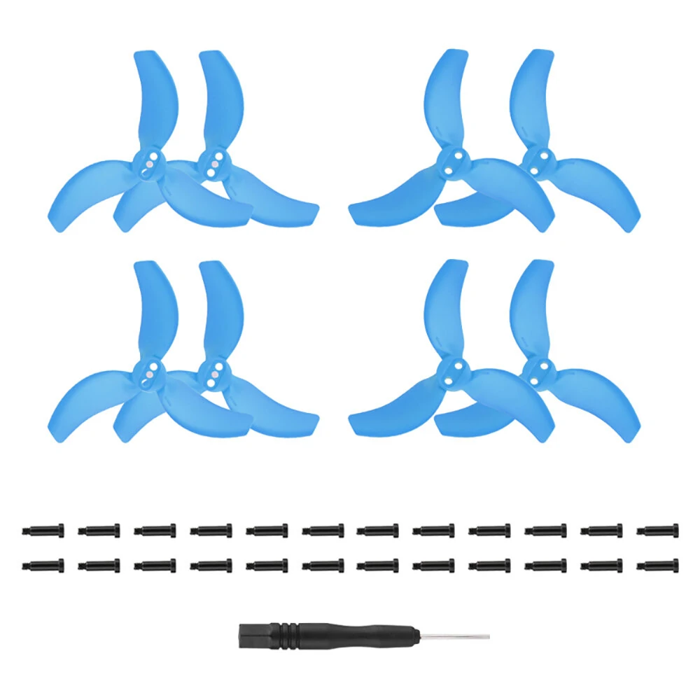 2/4 Paare 3032S 3032 3 Zoll 3-Blatt Leichtgewichts-Propeller mit Schrauben und Schraubenzieher für DJI Avata 2