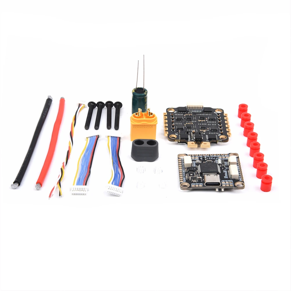 30.5x30.5mm F722 F7 Flight Controller mit 5V 9V BEC-Ausgang und 60A BLS 3~6S 4in1 ESC-Stack für FPV-Renn-Drohnen