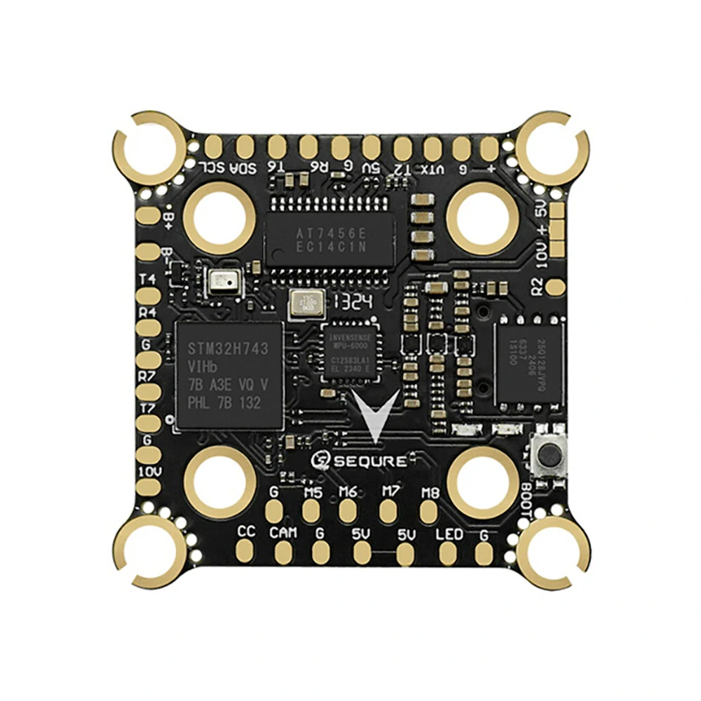 30.5x30.5mm SEQURE H743 MPU6000 Flugsteuerung 4-8S 5V 10V Dual BEC Ausgang Unterstützung Analog DJI O3 HD für DIY X8 Fotografie Freestyle RC Drohne