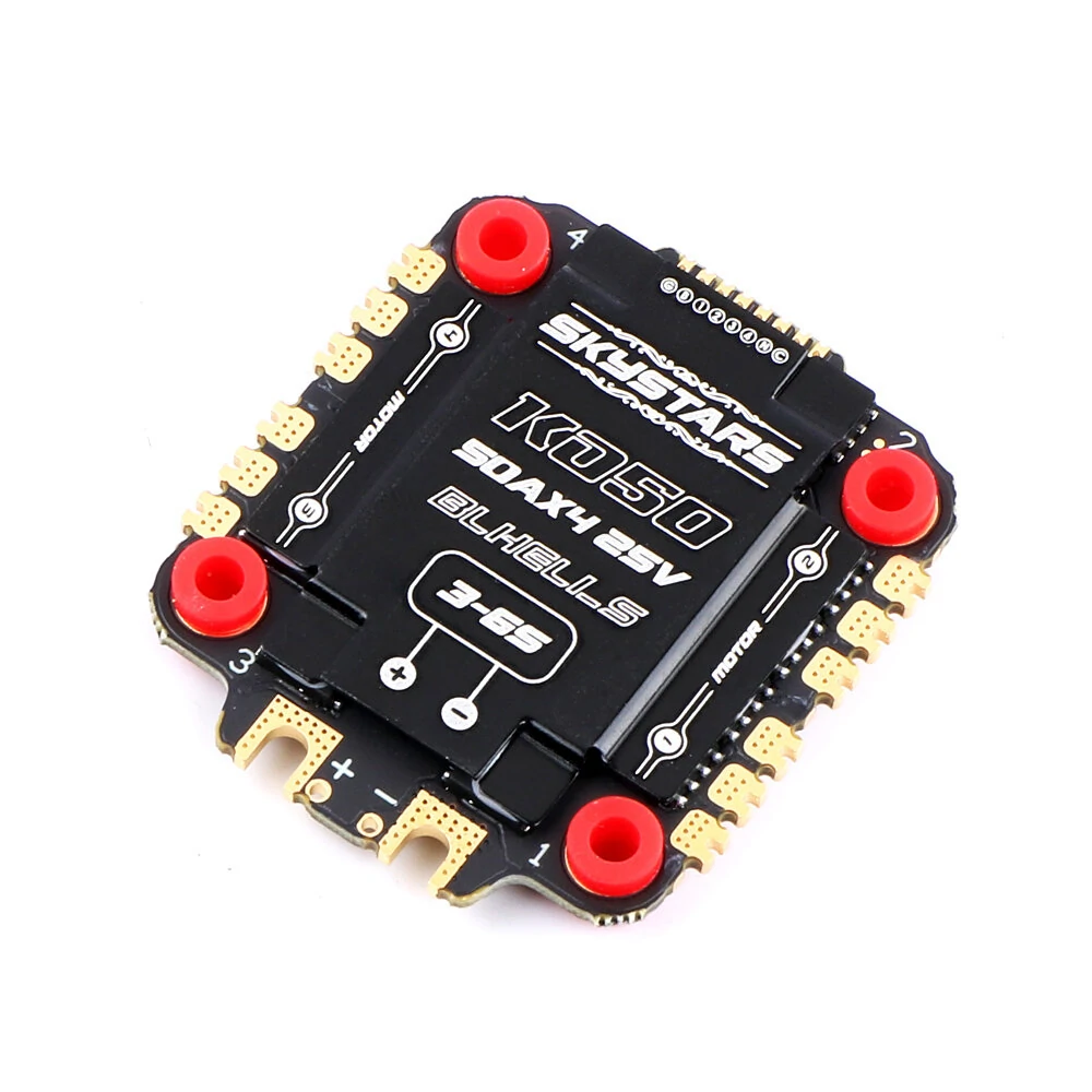 30.5x30.5mm Skystars KO50 50A 3-6S BLHeli_S Dshot600 4in1 Brushless ESC für DIY Freestyle FPV RC Racing Drohne