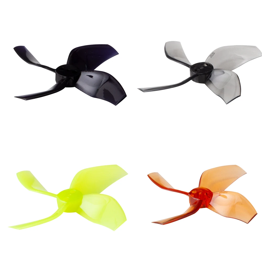 4 Paare / 8 Paare Gemfan D51 2020 ducted 2 Zoll 4-Blatt-Propeller 1,5 mm 3 Löcher für Motor 1103 1105 RC FPV Racing Drohne