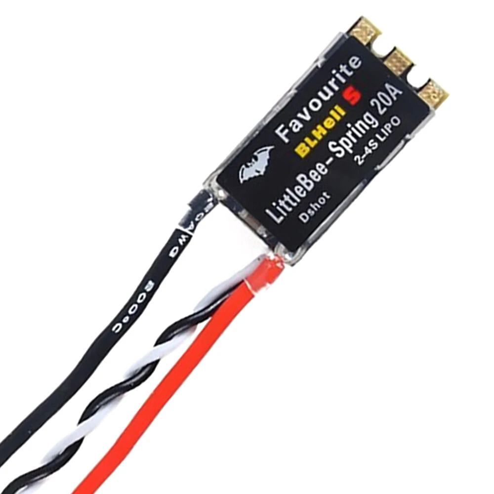 4PCS LittleBee 20A 2-6S BLHeli_S OPTO Brushless ESC für DIY RC Drohnen FPV-Rennen