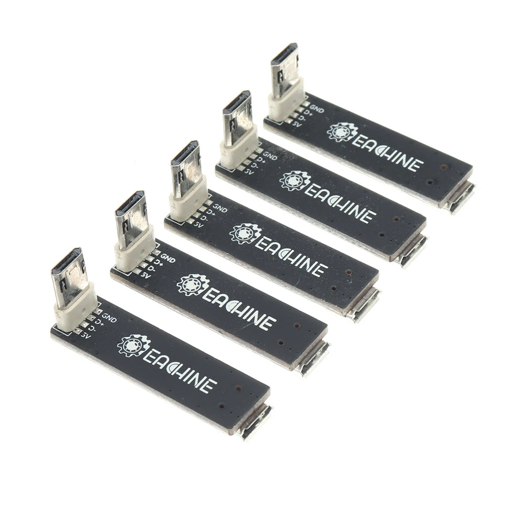 5PCS Eachine USB-Transfer-Erweiterungs-Konvertierungsmodul L-Typ 90 Grad für Flight Controller RC Drone FPV Racing