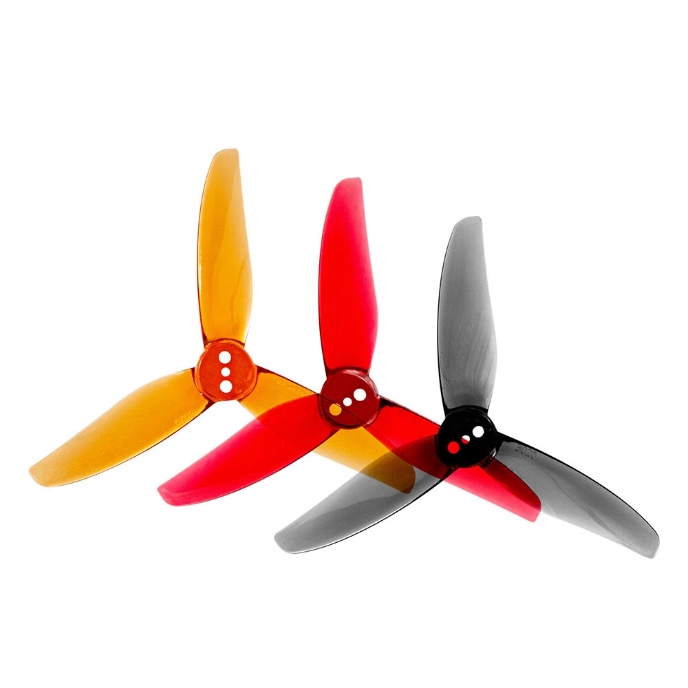 6 Paar / 12 Paar Gemfan Hurricane 3020 3 Zoll 1,5 mm Achse 3-Blatt PC FPV Propeller für RC Drohne FPV Racing Multirotor