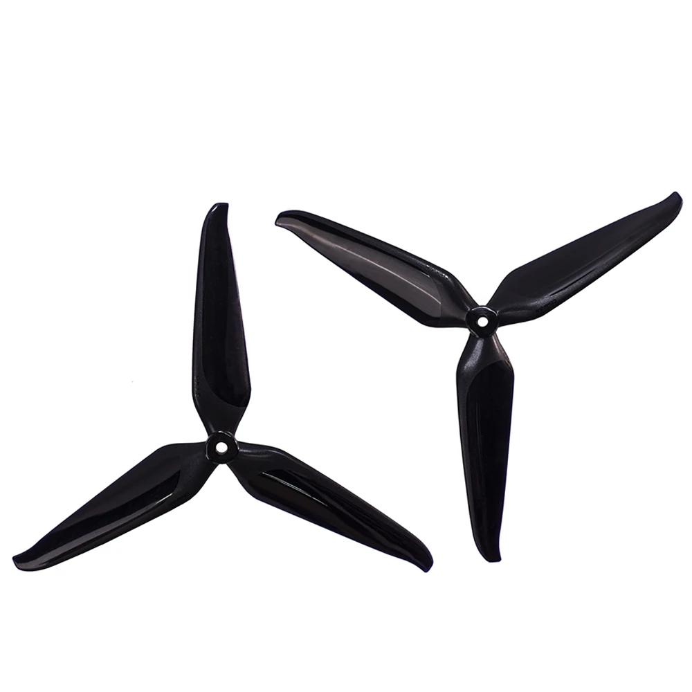 6 Paare Gemfan Cinelifter 8145F 8145 8,1 Zoll 3-Blatt schwarze Propeller mit 5 mm Loch für 2808 900kv Motor RC FPV Racing Drohne