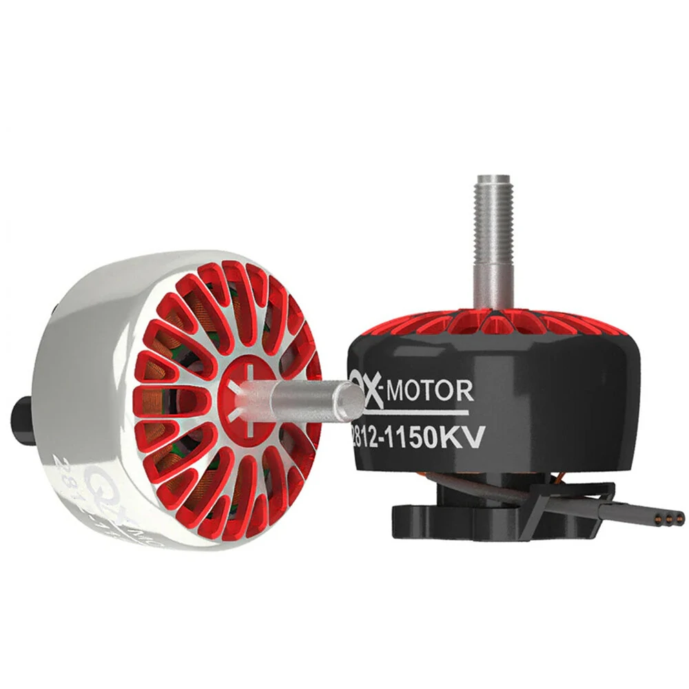 Bürstenloser Motor QX-MOTOR 2812 900KV 1150KV für DIY 8 9 Zoll RC Drone FPV Racing auf 3-6S