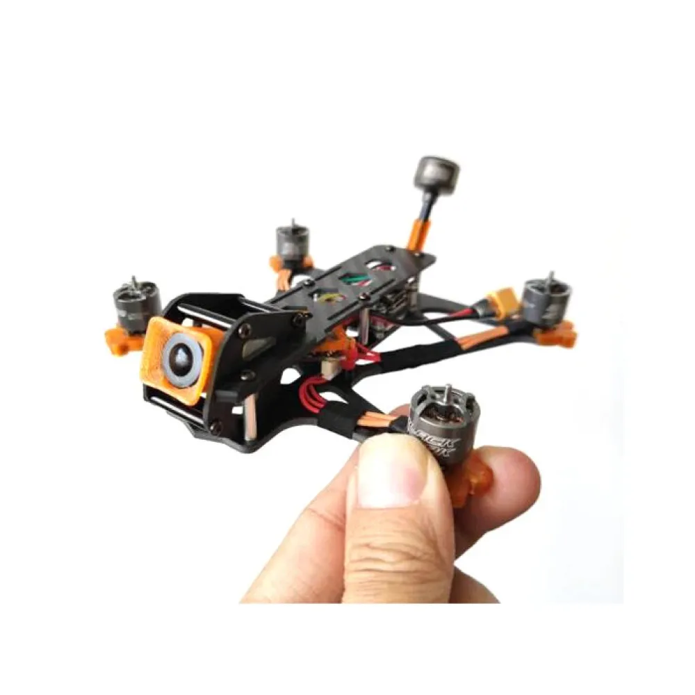 Dragon Frog 3 Zoll 139mm Radstand Kohlefaser FPV Racing Rahmen-Kit kompatibel mit DJI CADDX VISTA