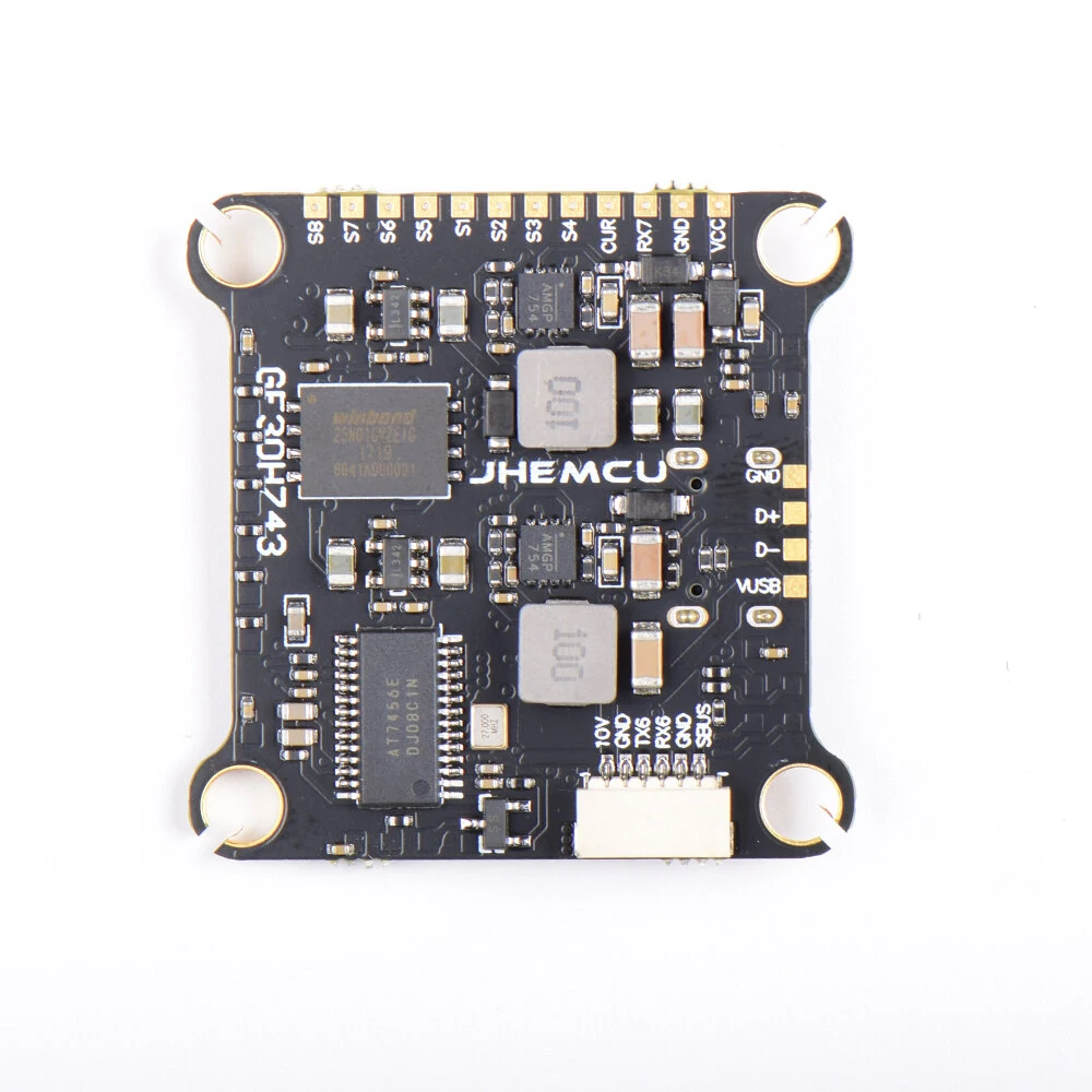 Flugsteuerung JHEMCU GF30H743 H743 30,5x30,5mm 480MHZ Barometer OSD BlackBox 5V 10V BEC 3-6S Unterstützung DJI O3 für RC Drohne