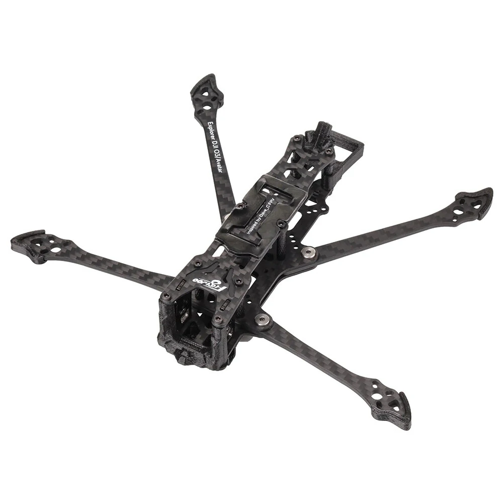 Flywoo Forscher LR 4 Zoll Rahmen Kit, kompatibel mit DJI O3 für DIY FPV RC Racing Drohne