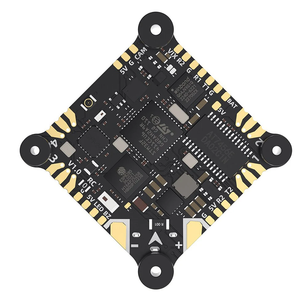 GEPRC TAKER F411-12A-E 1-2S AIO F4 Flugsteuerung 12A 4in1 ESC der Größe 25,5x25,5 mm für Darkstar20 Whoop 3 Zoll Toothpick FPV RC Renn-Drohne