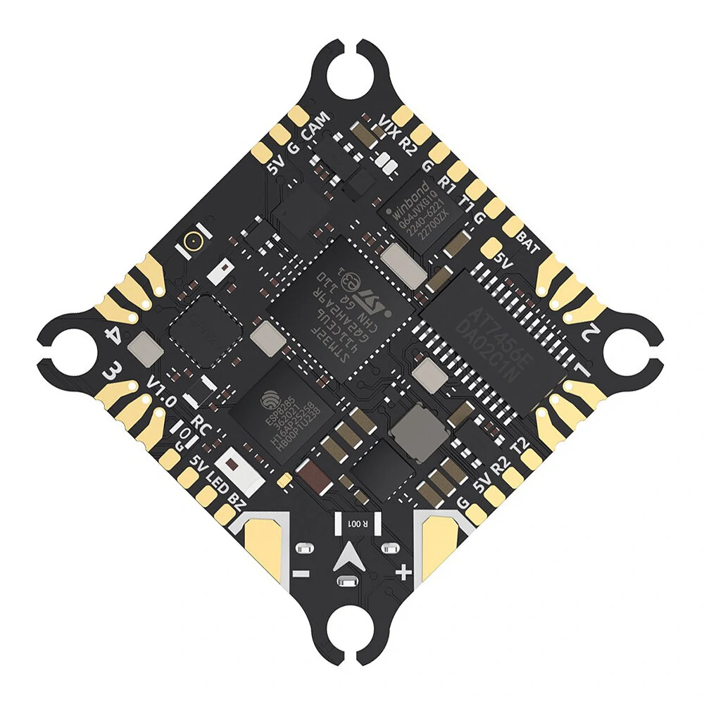 GEPRC TAKER F411-12A-E 1-2S AIO F4 Flugsteuerung 12A 4in1 ESC der Größe 25,5x25,5 mm für Darkstar20 Whoop 3 Zoll Toothpick FPV RC Renn-Drohne