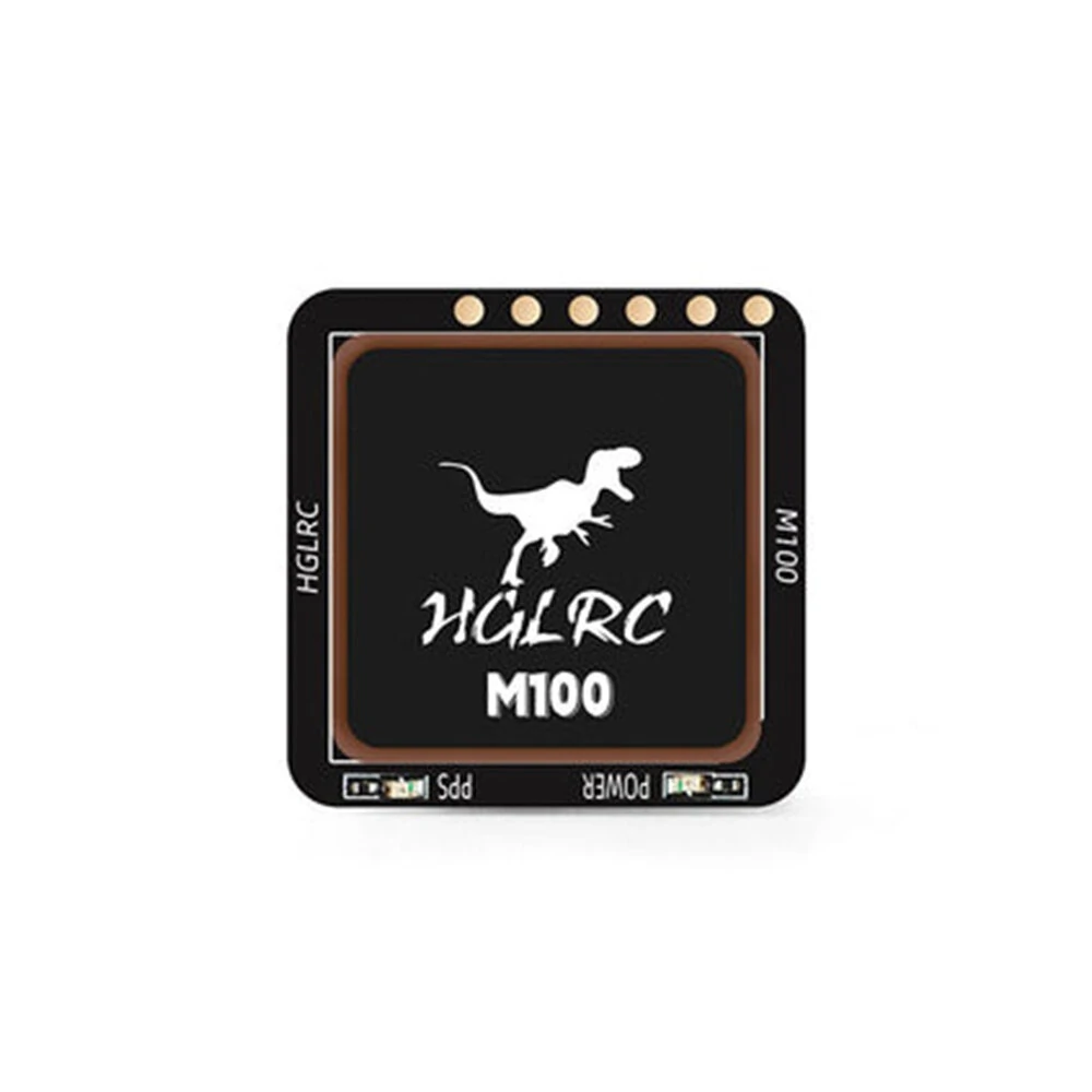 HGLRC M100 5883 GPS-Modul mit M10-Chip und QMC 5883-Kompass Keramikantenne für RC-Drohne FPV-Rennhelikopter Flugzeug