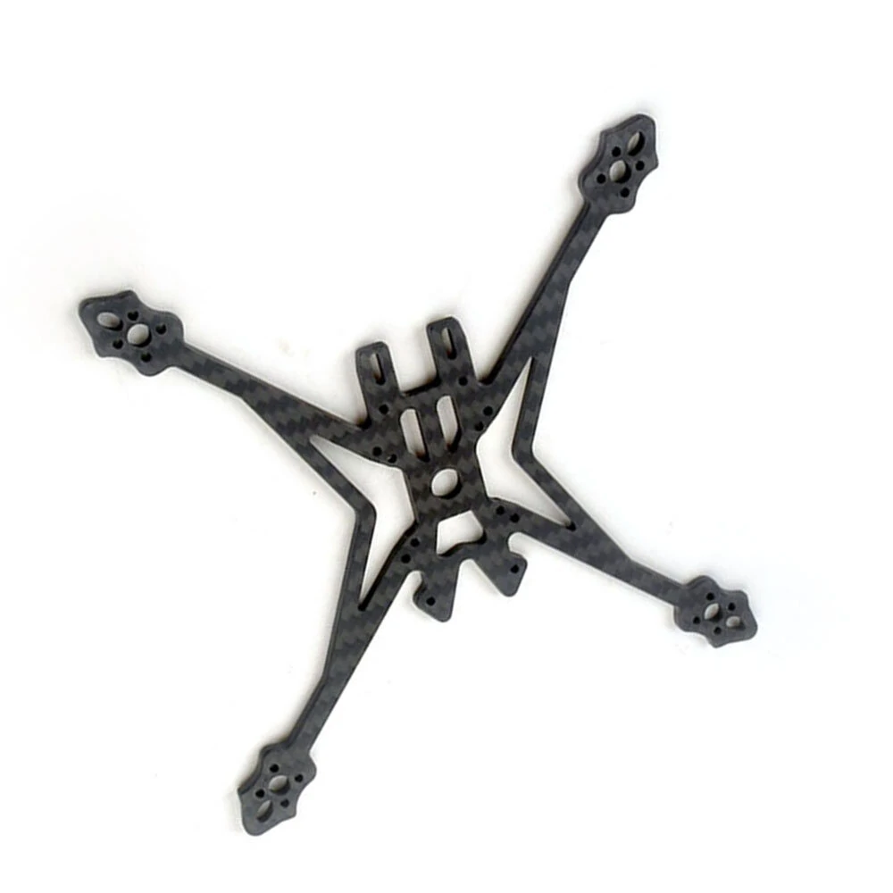 Happymodel Crux35 Ersatzteil - 3mm dicke Kohlefaserbodenplatte mit 150mm Radstand und AIO-Arm für RC-FPV-Renn-Drohne