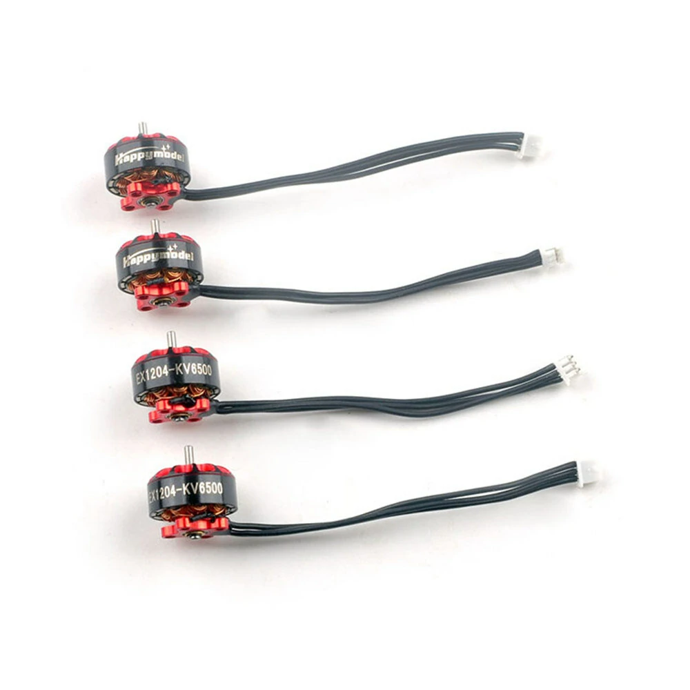 Happymodel EX1204 1204 5000KV 2-4S / 6500KV 2-3S Brushless-Motor mit 60-mm-Kabel und Stecker für 3-Zoll-Micro-RC-Drohne FPV-Rennen.