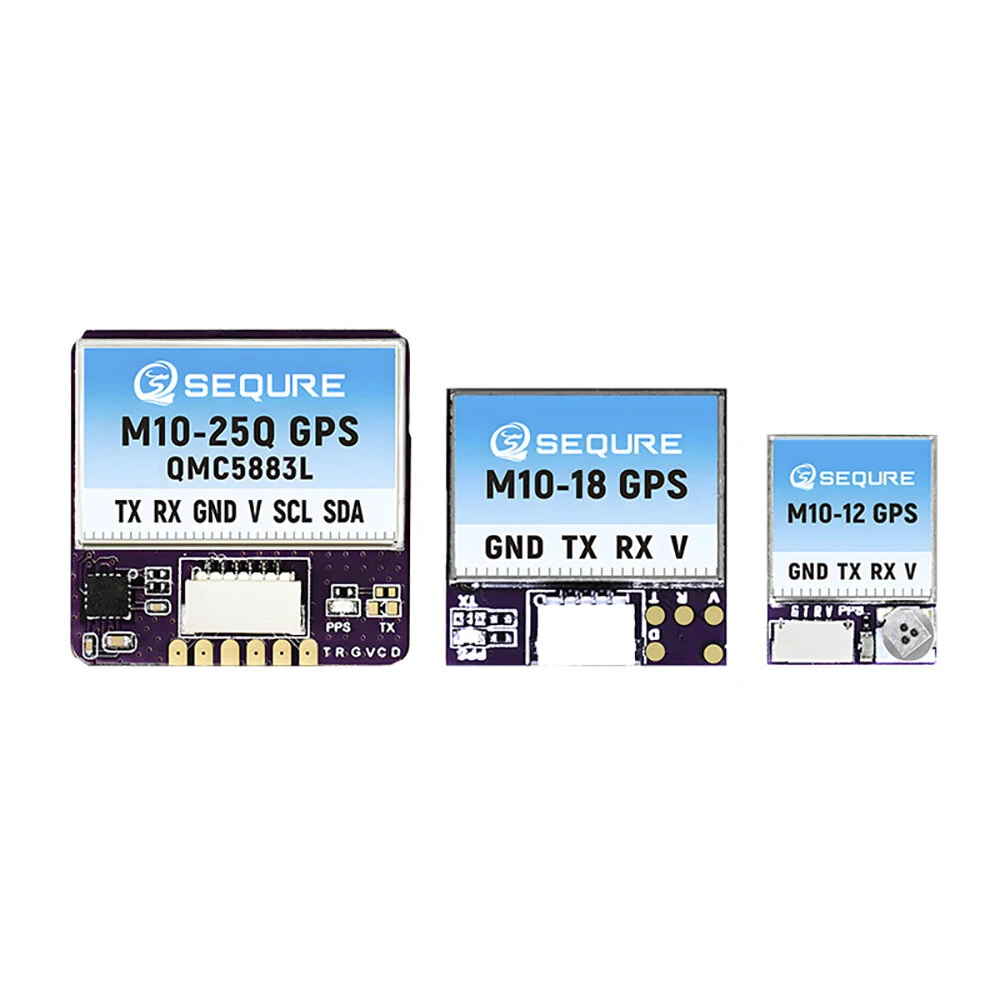 SEQURE M10-12 / M10-18 / M10-25Q M10 GPS Kleine Größe Schnelle Positionierung INVA BF FPV Rückkehr QMC5883L Kompass