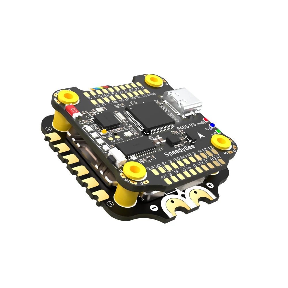 SpeedyBee F405 V3 BLS 60A 4In1 ESC F4 OSD Flugsteuerung 3-6S mit 9V 5V 3.3V BEC Ausgang Stack für RC Drone FPV Racing