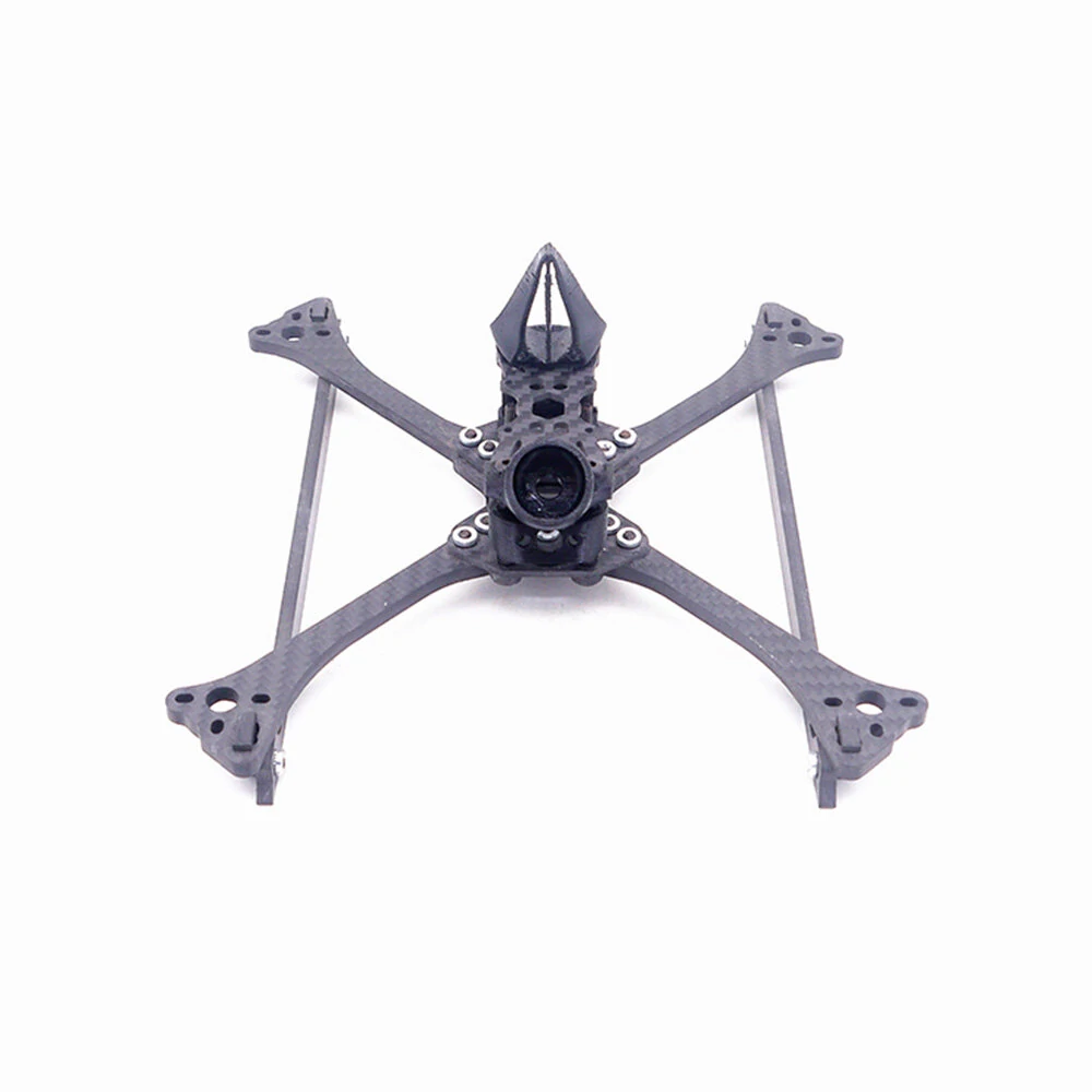 TEOSAW 533 210 mm Radstand 5 mm Armstärke 5 mm Kohlefaser-Rahmenkit für FPV-Renn-Drohnen