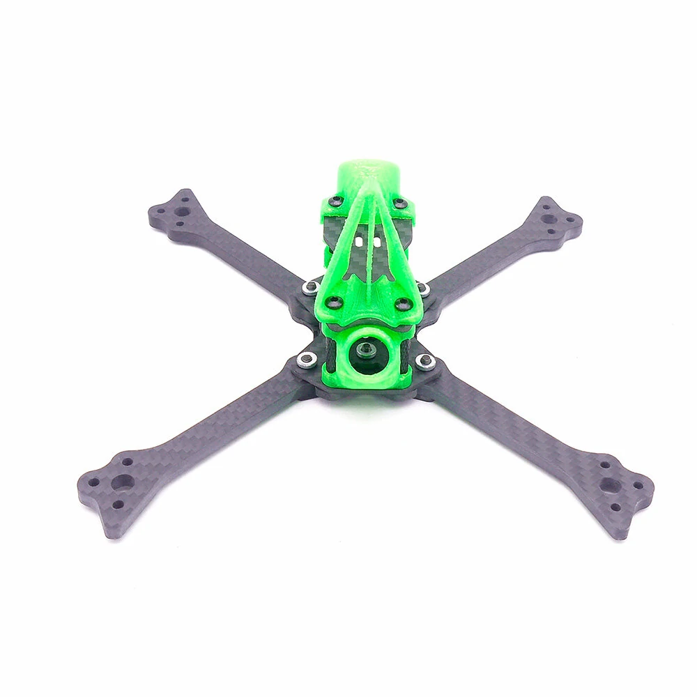 TEOSAW 533Lite Abstand der Radachse von 190mm 5mm Armstärke 5-Zoll-Kohlefaser-Rahmen-Kit für DIY RC Drohne FPV Racing