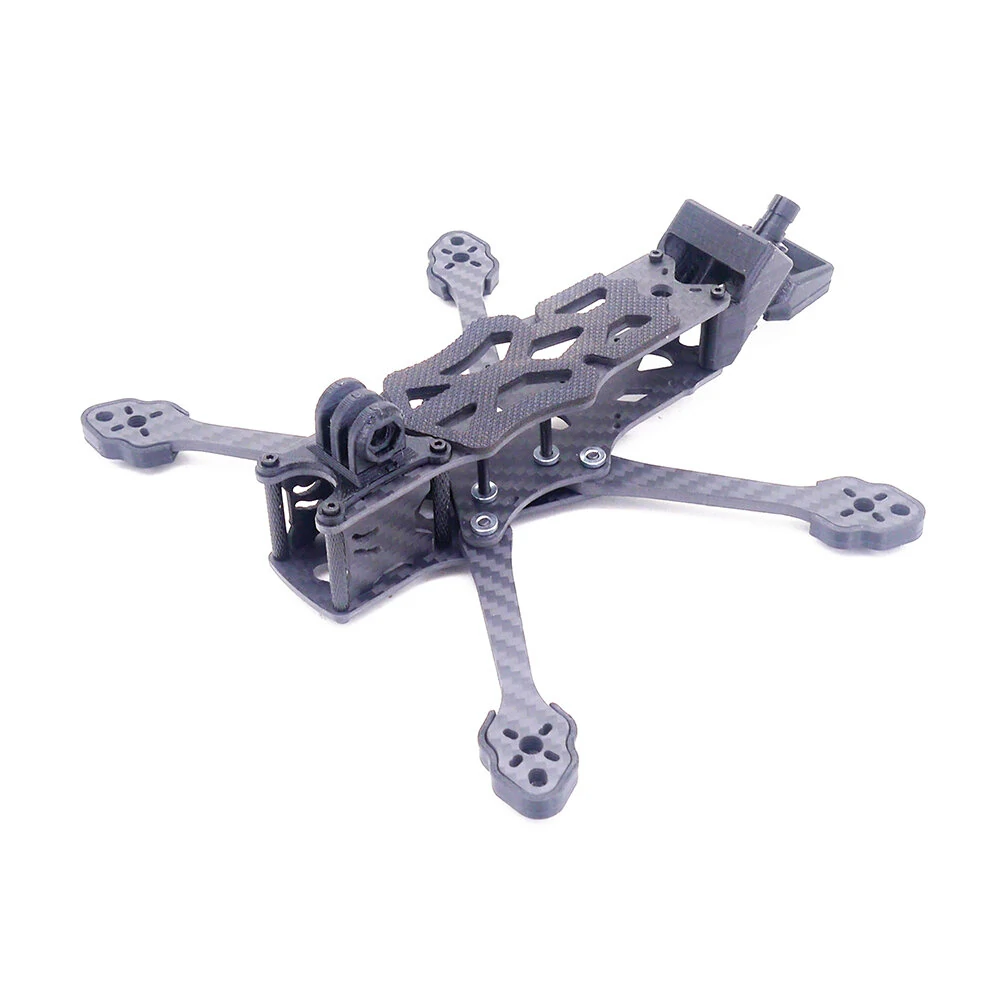 TEOSAW STEELE3 154mm / STEELE4 178mm Radstand 4mm Armstärke X-Typ Rahmen Kit Unterstützung VISTA DJI O3 Lufteinheit für DIY RC Drone FPV Racing