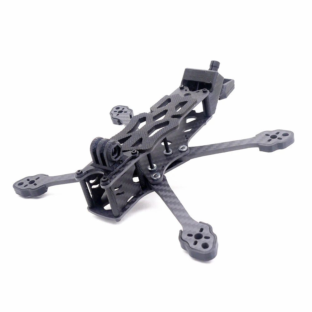 TEOSAW STEELE3 154mm / STEELE4 178mm Radstand 4mm Armstärke X-Typ Rahmen Kit Unterstützung VISTA DJI O3 Lufteinheit für DIY RC Drone FPV Racing