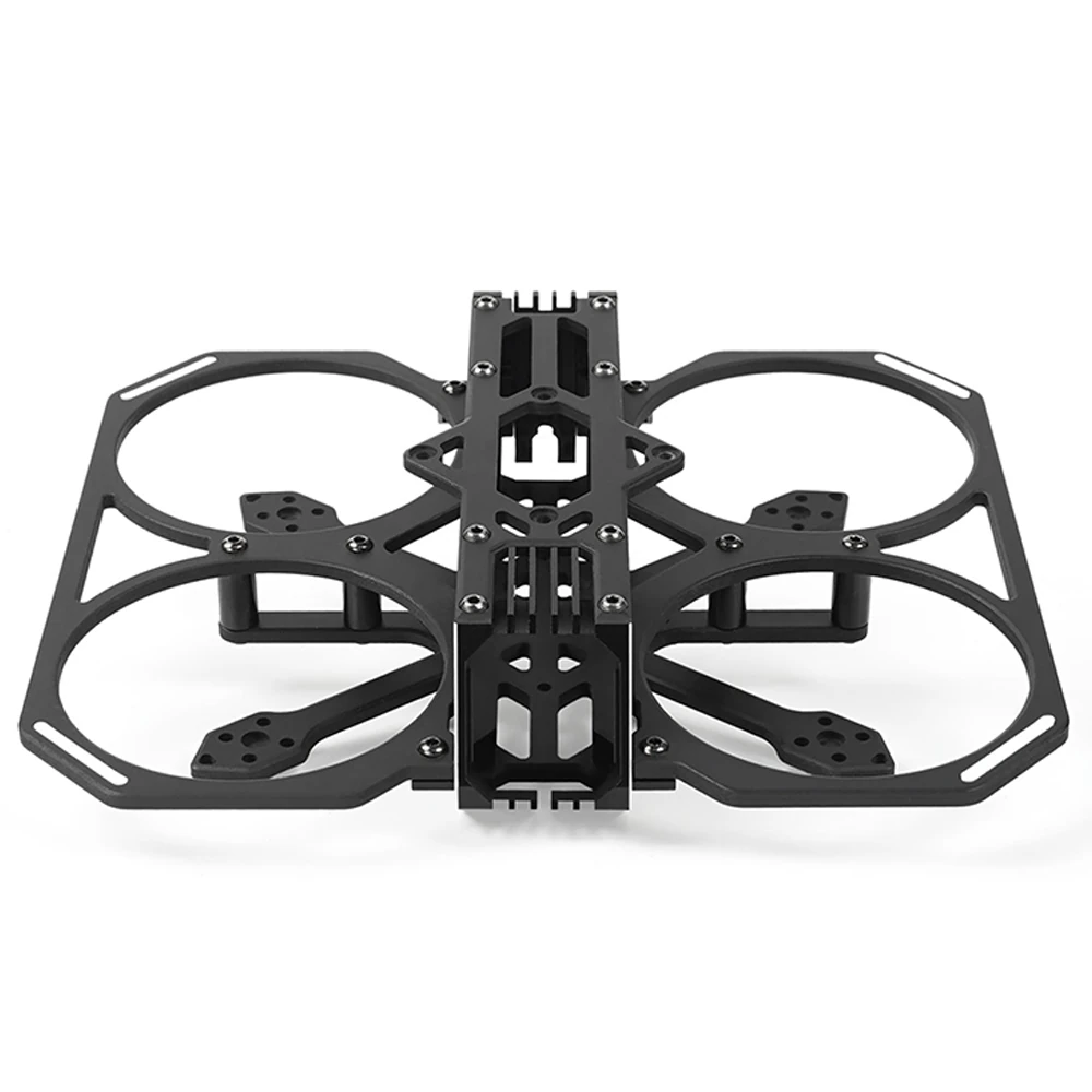 YMZFPV Raumschiff X1 100mm Radstand 2-Zoll Rahmen-Kit für DIY Cinewhoop RC FPV Renn-Drohne