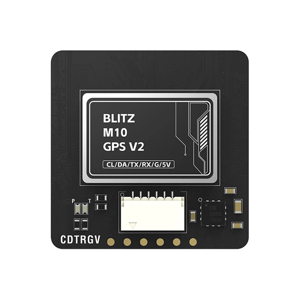 iFlight BLITZ M10 GPS V2 Modul 25x25mm 25*25*11mm Keramikantenne QMC5883L Kompass für RC Flugzeug FPV Racing Drohne Quadrocopter