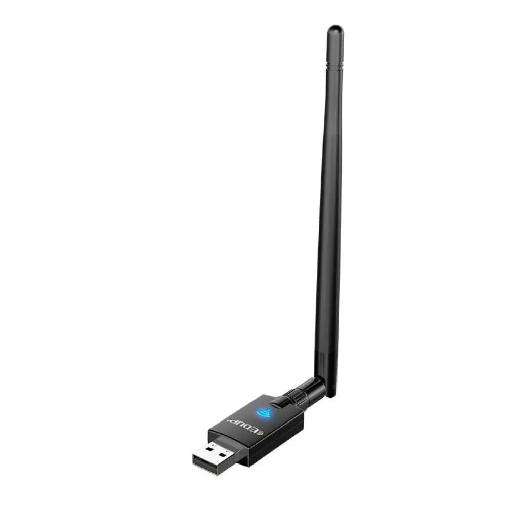 EDUP AX900 WiFi6 Wireless-Netzwerkkarte 2.4G / 5.8G Dualband-USB 900 Mbit / s Highspeed WLAN-Karte mit Bluetooth 5.3 und externer Antenne OFDMA + MU-MIMO-Technologie für Desktop-Windows