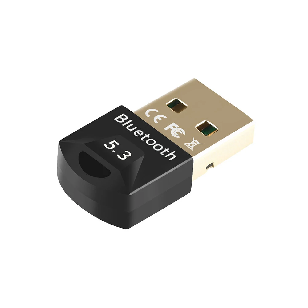 RTL801 Bluetooth-kompatibler 5.3 USB-Adapter Dongle, 3 Mbit/s, Plug-and-Play, drahtloser Sender/Empfänger für Desktop-PC und Drahtlosmaus