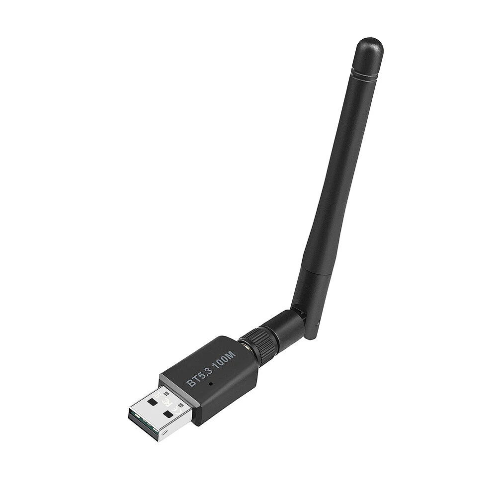 RTL807 Bluetooth-fähiger USB-Adapter Dongle 5.3 mit 100M Reichweite. Unterstützt Windows 7/win8.1/win10/11 für PC-Computer.