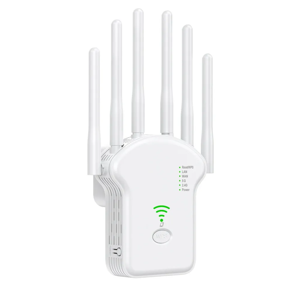 U13 1200Mbps Dual-Band Wireless WiFi Repeater Adapter 2,4G Long Range Extender 5G Wi-Fi-Signalverstärker EU-Stecker