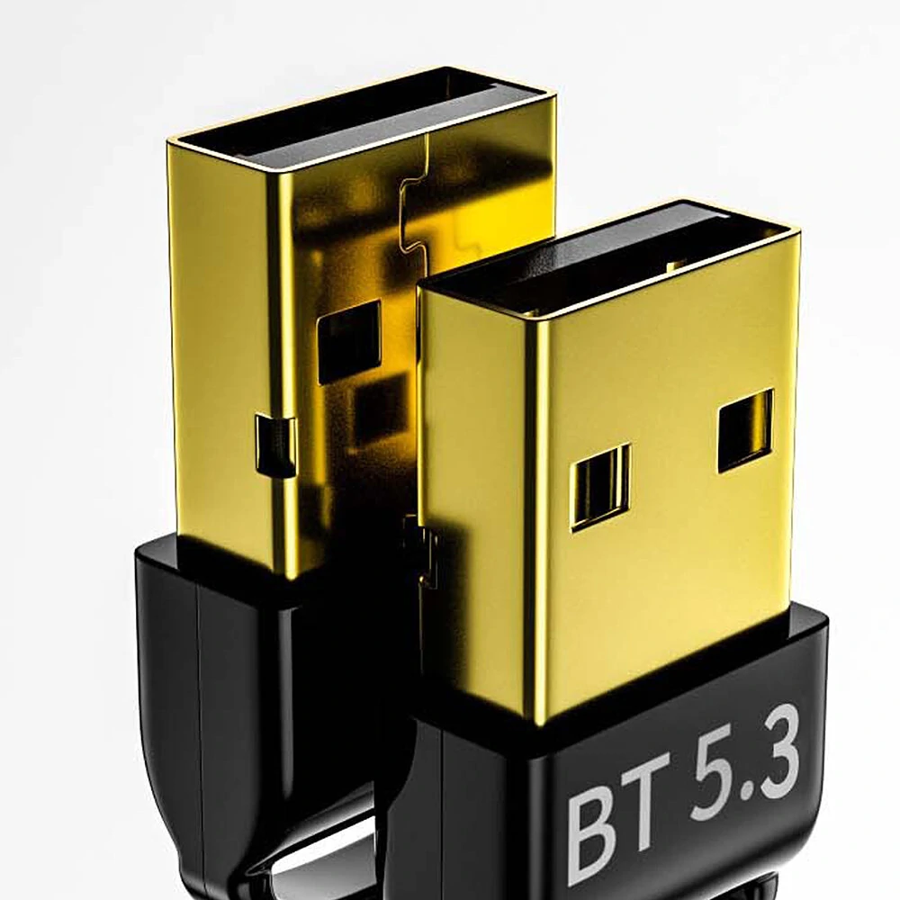 USB Bluetooth Dongle Adapter Bluetooth 5.3, kabelloser BT-Empfänger-Transmitter-Adapter für PC-Computer