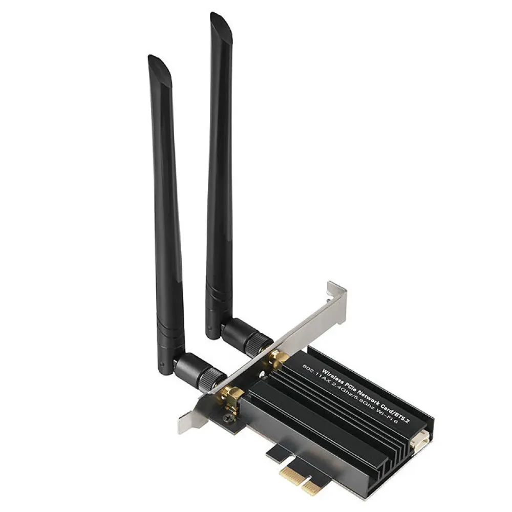 WiFi 6e AX3000 Tri Band 2.4G/5G/6G WLAN-Adapter für Desktop-PCs mit PCIE-Netzwerkkarte, Bluetooth 5.2 Unterstützung für Windows 10/11 PC