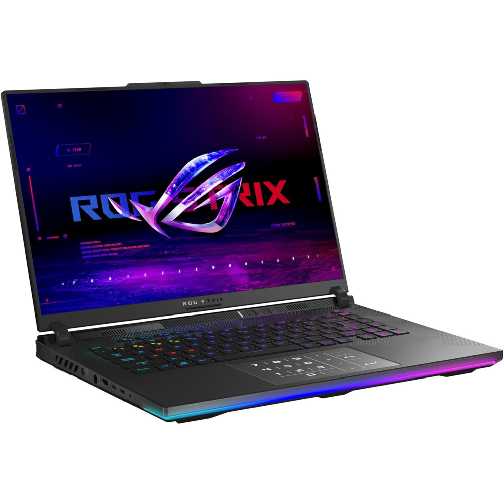 ASUS ROG Strix Scar 16 (2024) Gaming Laptop, 16 Zoll Nebula HDR 16:10 QHD 240Hz/3ms, 1100 nits, Mini LED Display, GeForce RTX™ 4090, Intel® Core™ i9-14900HX, 32GB RAM, 2TB SSD, Win 111 Pro, G63.