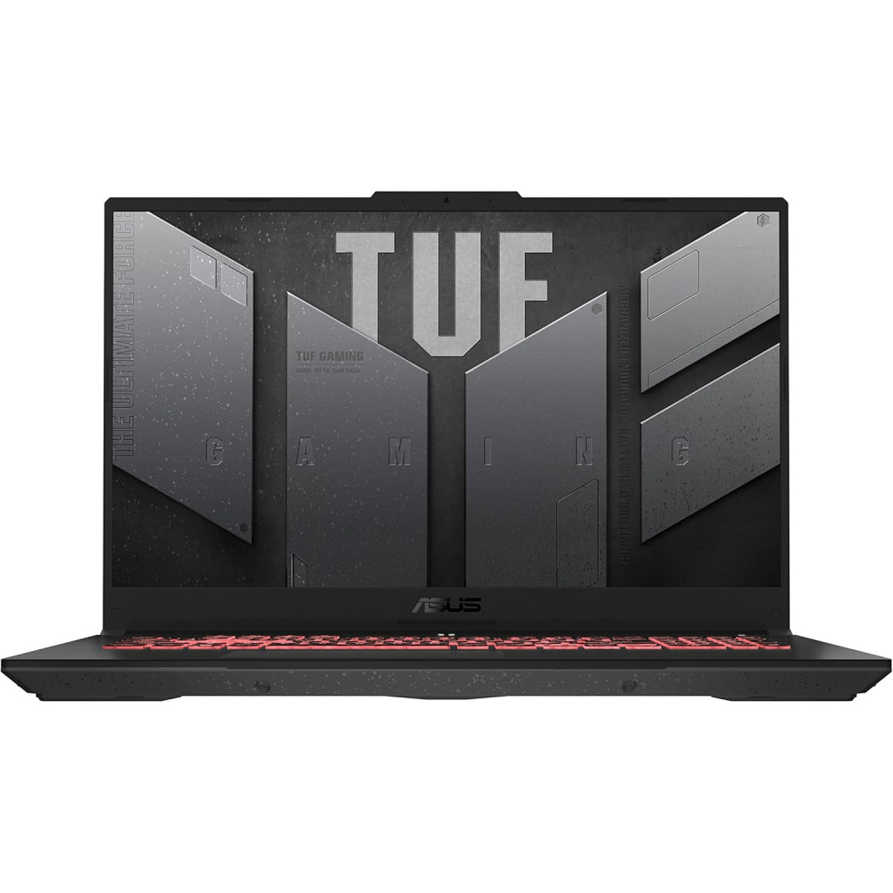 ASUS TUF Gaming A17 (2023) Gaming Laptop, 17,3 Zoll FHD 144Hz Display, GeForce RTX 4050, AMD Ryzen 7 7735HS, 16GB DDR5, 1TB PCIe 4.0 SSD, Wi-Fi 6, Windows 11, FA707NU-DS74, Mecha Gray