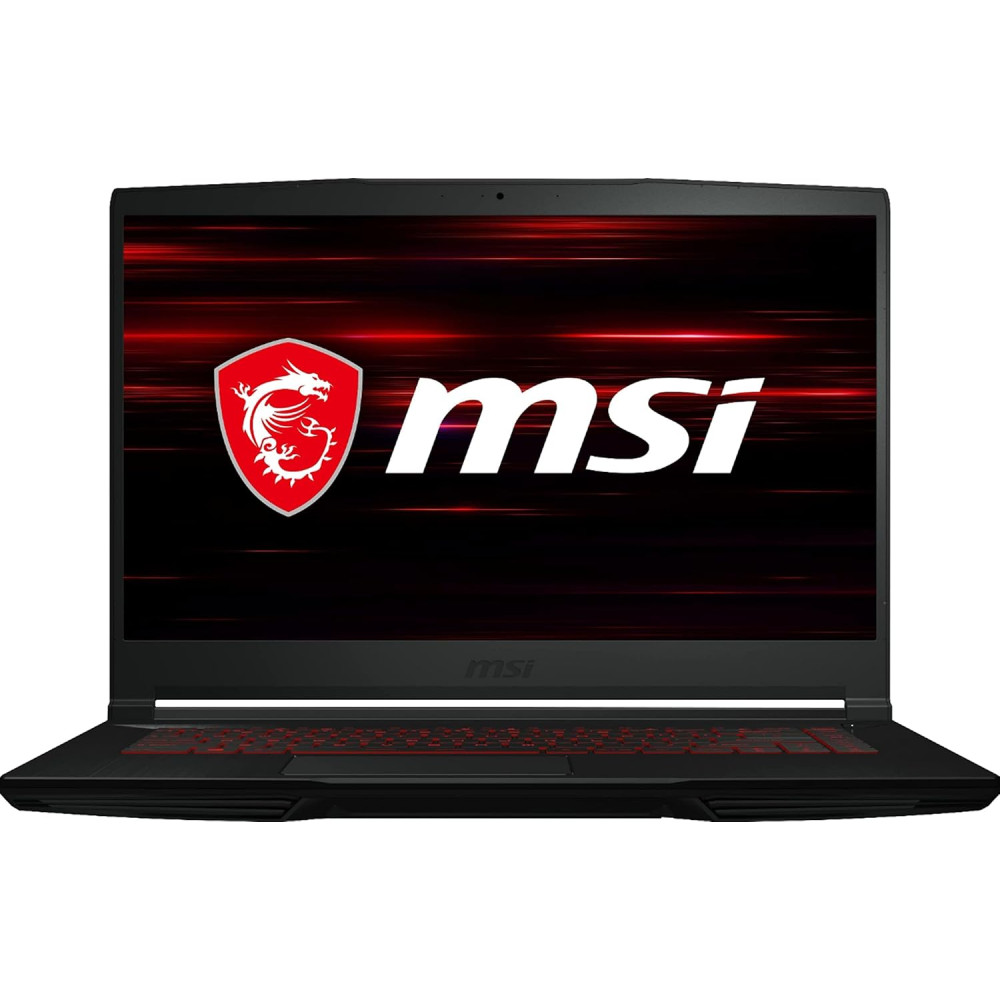 MSI GF63 Thin Gaming Laptop, 15,6 Zoll FHD 144Hz, Intel i5-11400H, RTX 3050, 16GB RAM, 512GB NVMe SSD, Windows 11, Aluminium, Schwarz