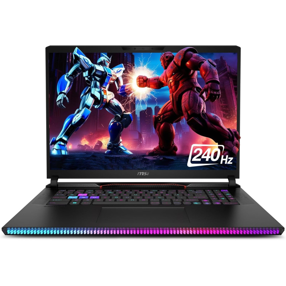 MSI Raider 17 Gaming Laptop, Intel i9-13950HX, 64GB DDR5 RAM, 2TB PCIe SSD, 43.2 cm QHD+ (2560x1600), Nvidia G-Force RTX 4080, W11 Home