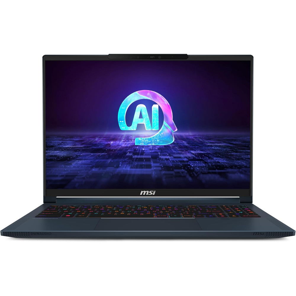 MSI Stealth 16 AI Studio 16 Zoll 120Hz UHD+ Mini LED Gaming Laptop:Intel Core Ultra 9-185H, NVIDIA Geforce RTX 4090, 64GB DDR5, 2TB NVMe SSD, Thunderbolt 4, Win 11 Pro:Star Blue A1VIG-026US