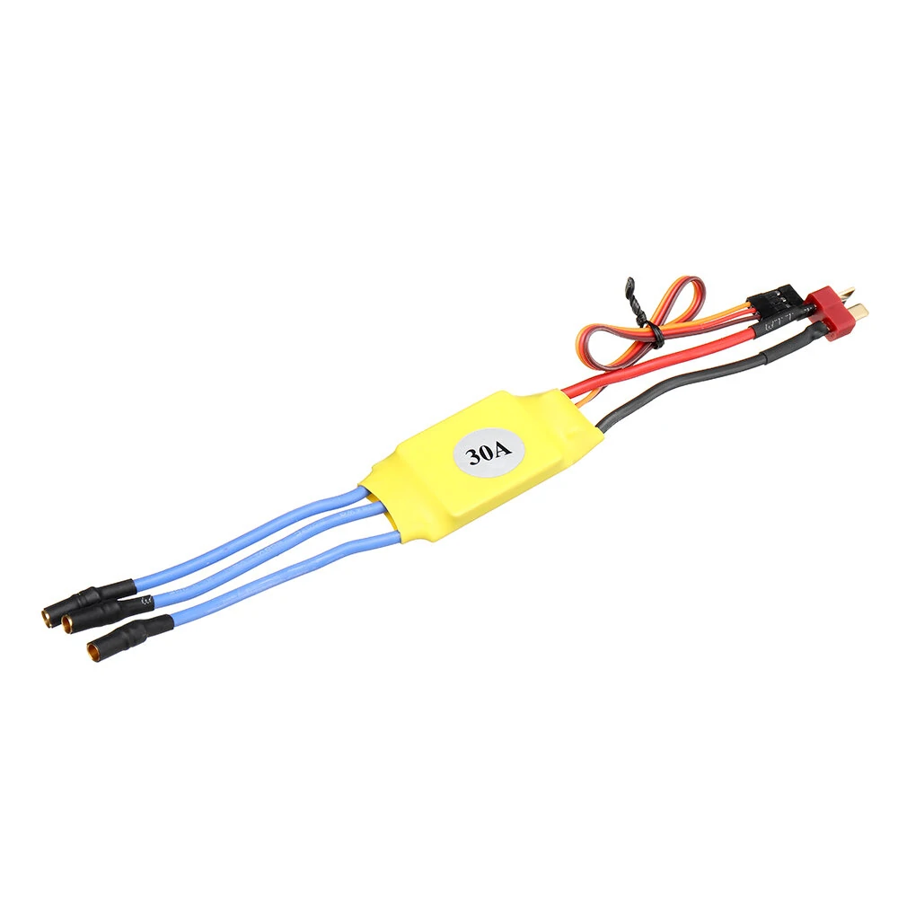 2/4/6pcs RC ESC 30A Brushless Geschwindigkeitsregelung 2S 3S T-Plug JST für KT SU27 Die meisten RC Flugzeug FPV Racing Drohne RC Auto Boot