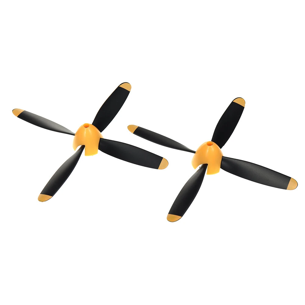 Eachine P-51D Miss Helen 500mm RC Flugzeug Festflügel Ersatzteil 4-Blatt Propeller Komplettset