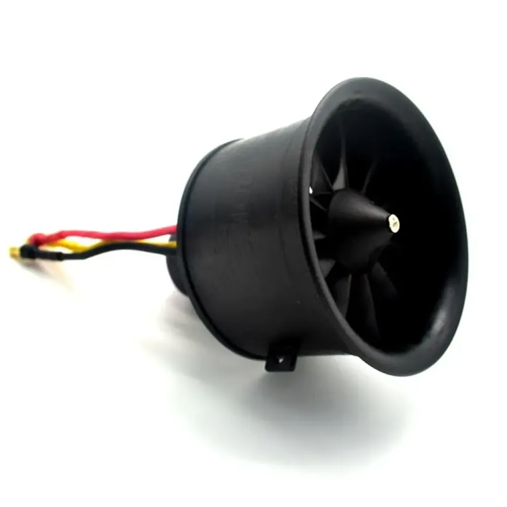 Powerfun EDF 64mm Schubrohrventilator mit 3500KV Brushless-Motor und 11 Blattpropeller für RC-Flugzeug