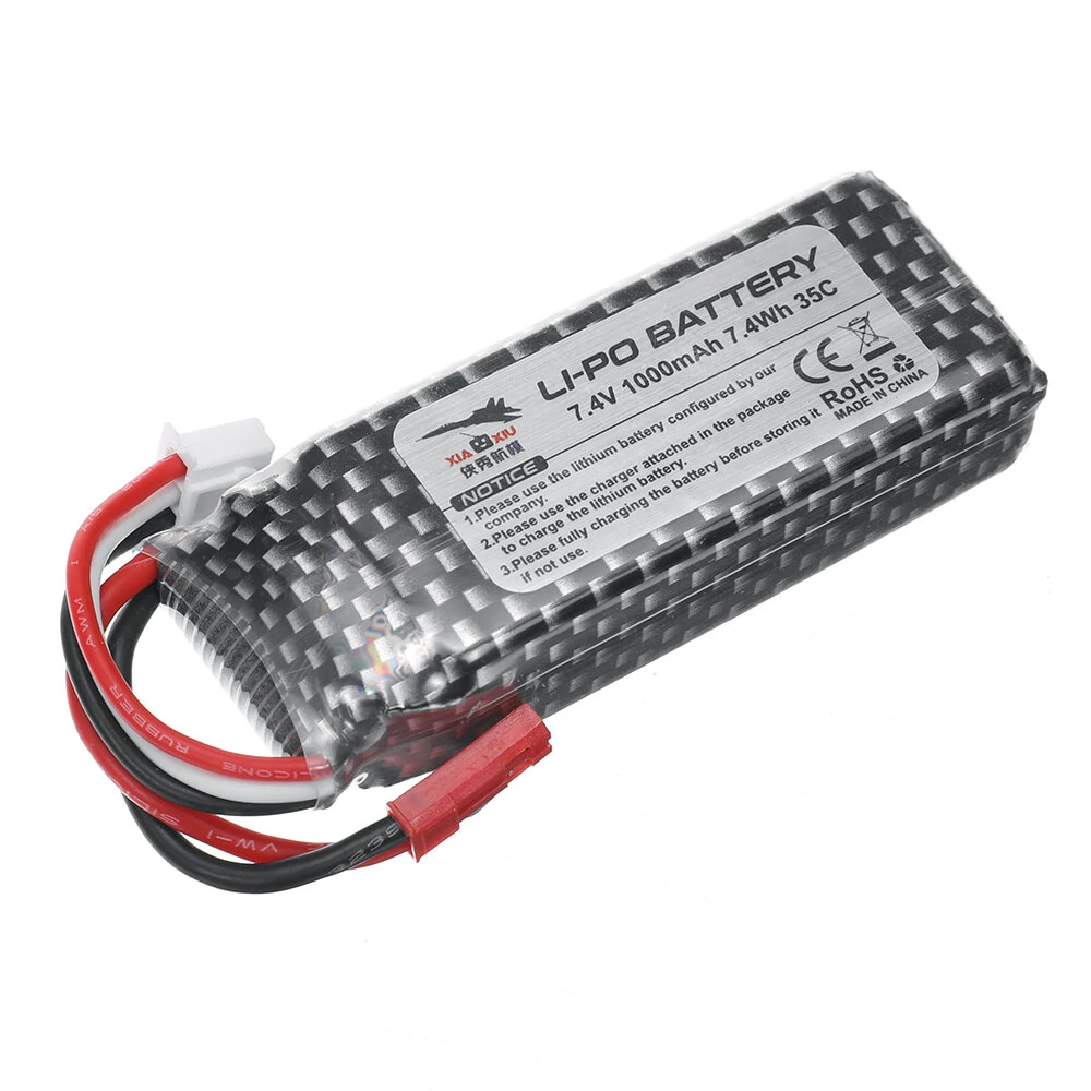 XIAXIU Raptor H650 Sea Land Air RC Flugzeug Kriegsvogel Ersatzteile 7,4V 1000mAh Lipo Akku mit JST Stecker