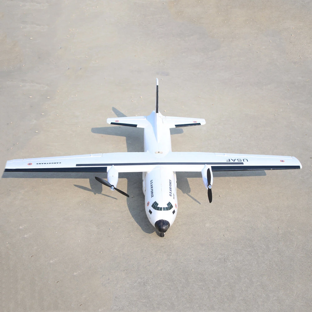 C-160 Cargotrans Twin Hercules 1120mm Spannweite EPOS Warbird Transport RC Flugzeug KIT/PNP