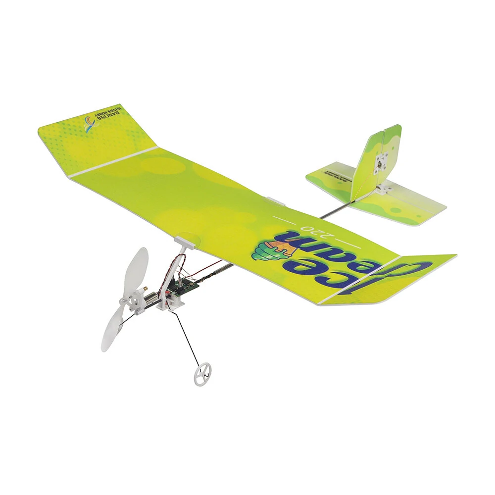 Dancing Wings Hobby E23 EISCREME Flügelspannweite von 220 mm 2,4 GHz 3CH PP-Schaum Mini Innen-RC-Flugzeug RTF