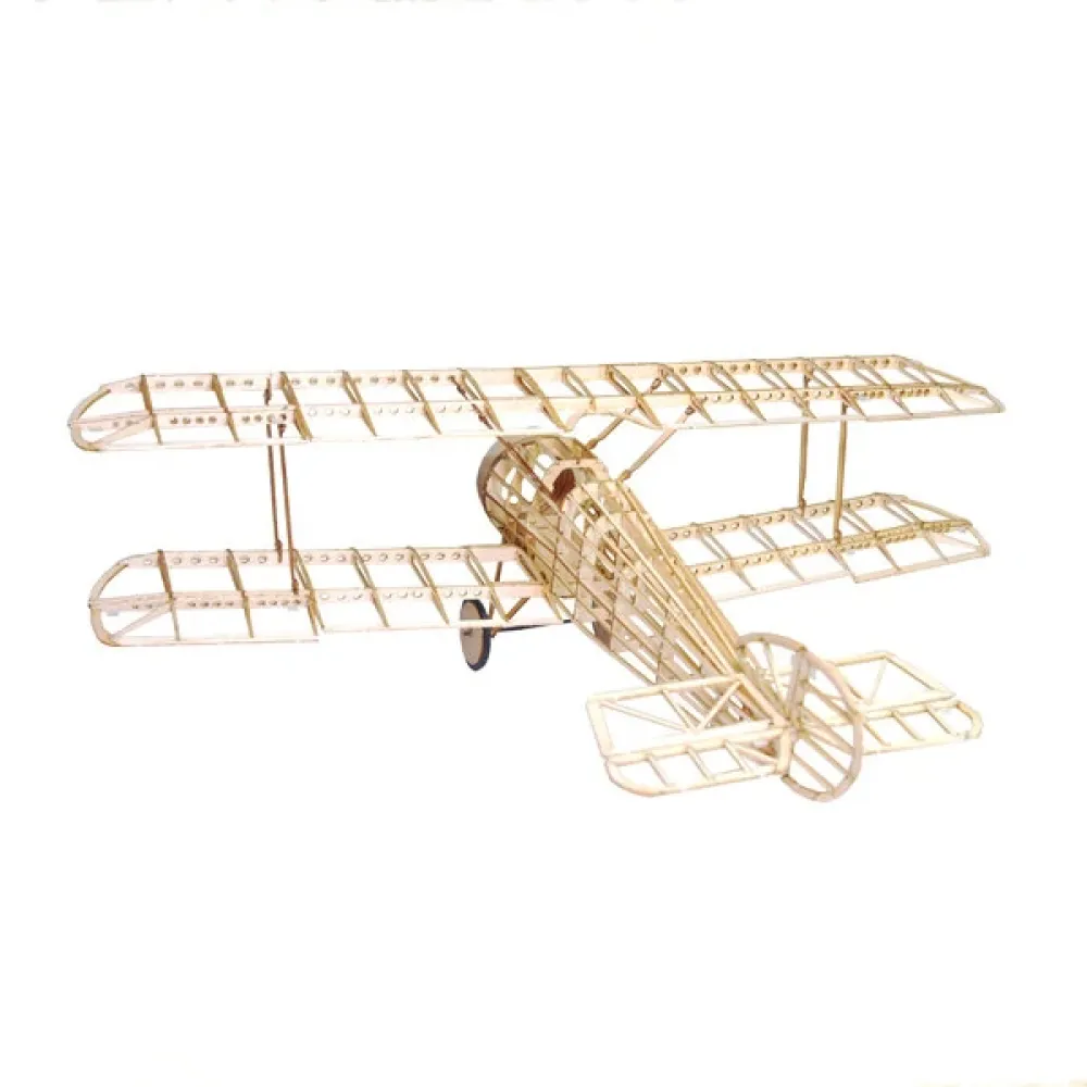 Mini-Kampfflugzeug Camel 380mm Spannweite Balsaholz RC-Flugzeugbausatz