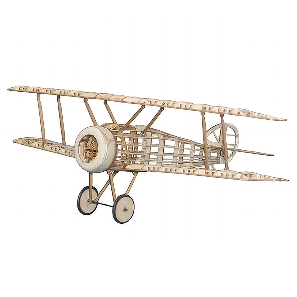 Miniatur Holzmodell des Sopwith Camel Flugzeugs von Tony Ray mit 380 mm Spannweite RC Bausatz