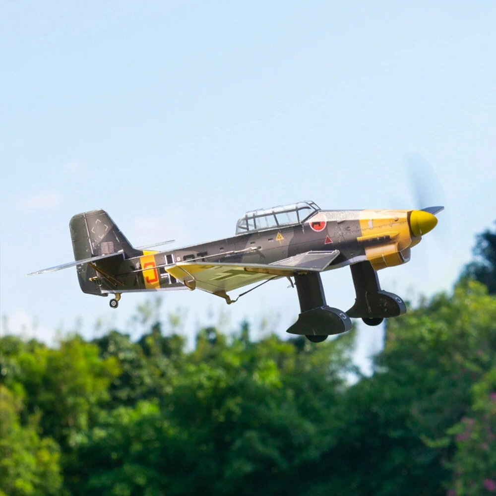 MinimumRC Ju-87 Stuka Bomber mit 430mm Spannweite KT Schaumstoff RC Flugzeug KIT+Motor