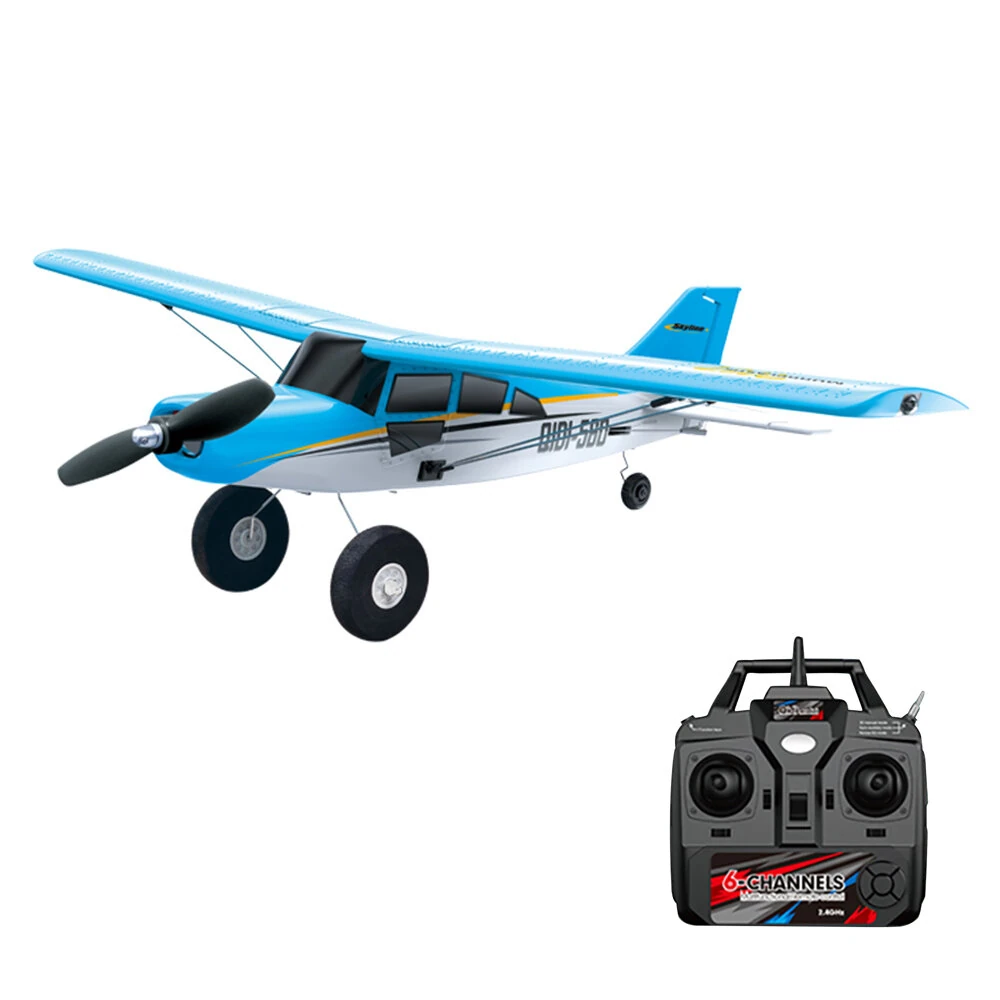 QIDI-560 A560 Maule M7 Spannweite 510 mm 2,4 GHz 4CH mit 6-Achsen-Gyroskop 3D/6G umschaltbar,Ein-Klick-Akrobatik 3D Stunts EPP RC Flugzeug Segler RTF kompatibel mit S-BUS DSM Signal