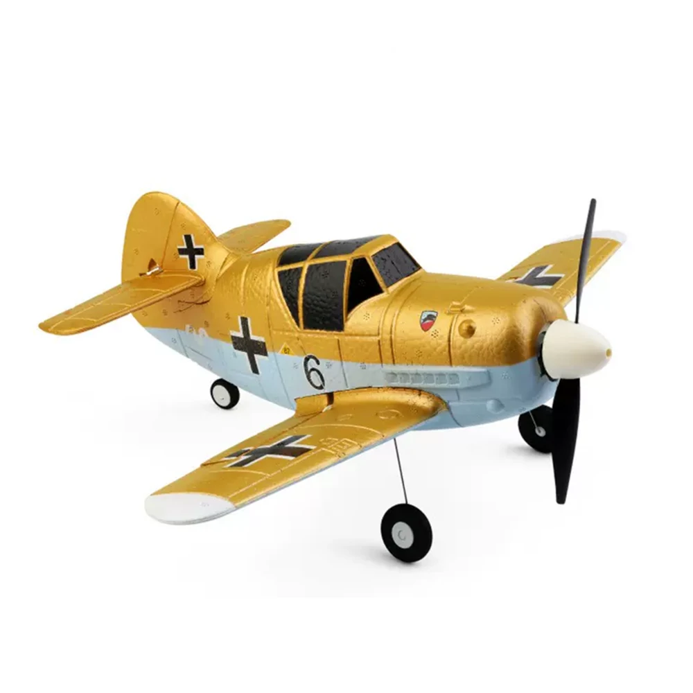 RC-Flugzeug XK A250 BF-109 Fighter mit 350 mm Spannweite, 2.4G 4CH 3D/6G System EPP für Anfänger RTF